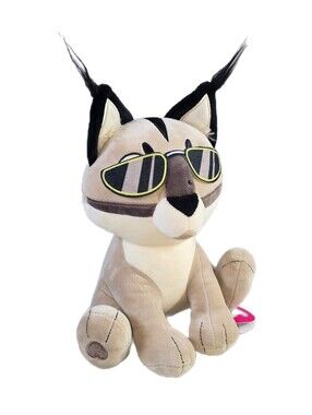 NEW YouTooz Meme Big Floppa 9" Plush With Glasses Caracal Wild Cat NWT